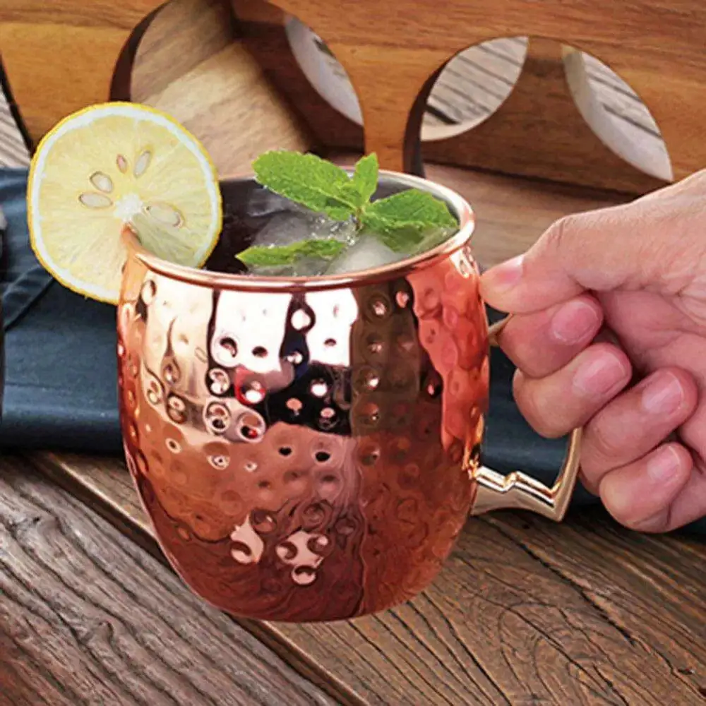 Copper Plated Drinkware Set