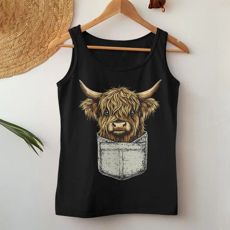 Highland Cow Women Tank Top