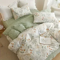 3 Pcs Floral Bedding Set