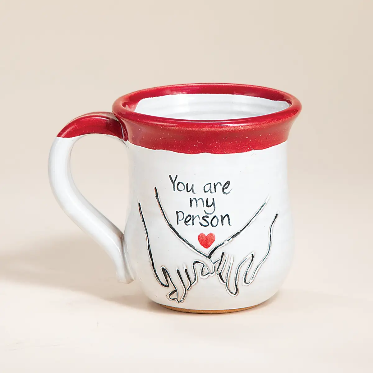 Classic Detailed Ceramic Everyday Drinking Mug