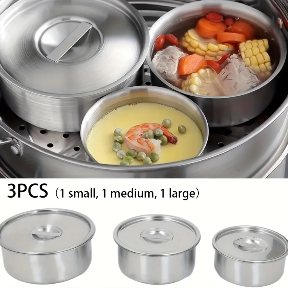 Stainless Steel Steamer Bowl
