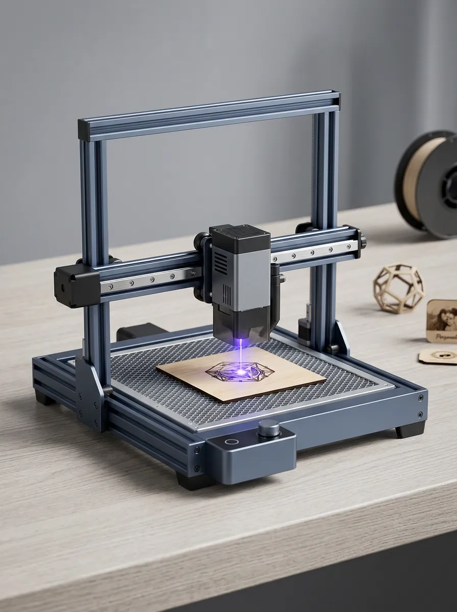 Woodworking Desktop Laser Cutting and Engraving Machine for Creative Projects