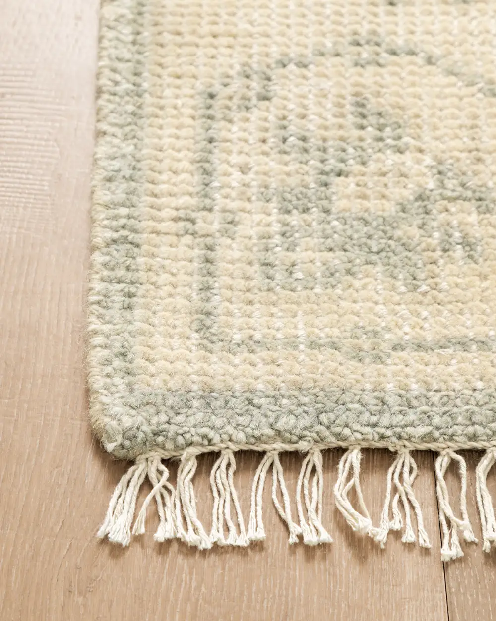 Hand-Knotted Wool Area Rug