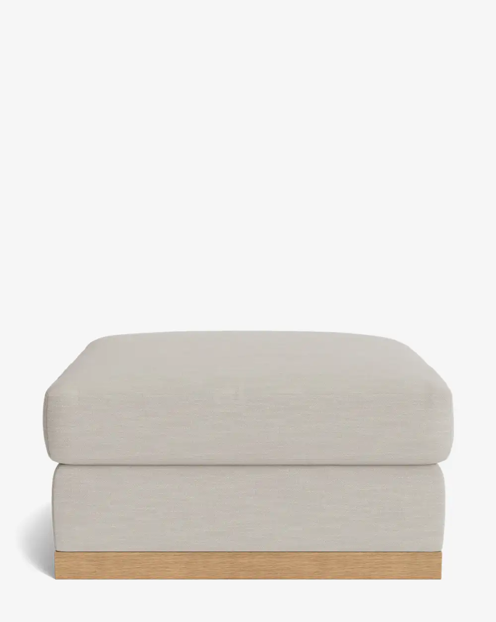 Modular Velvet Ottoman