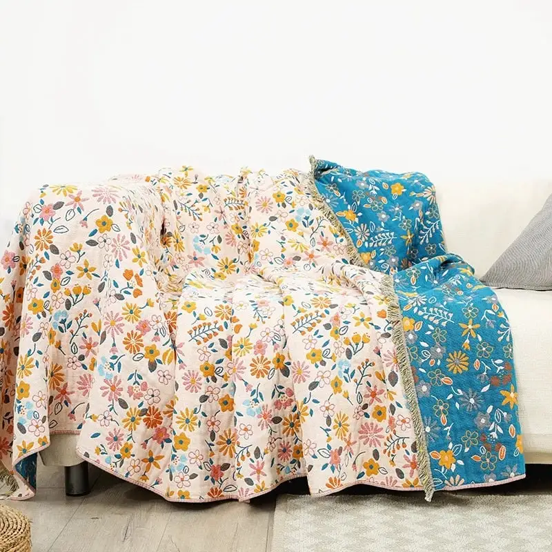 Tassel Boho Cotton Decorative Throw Blanket