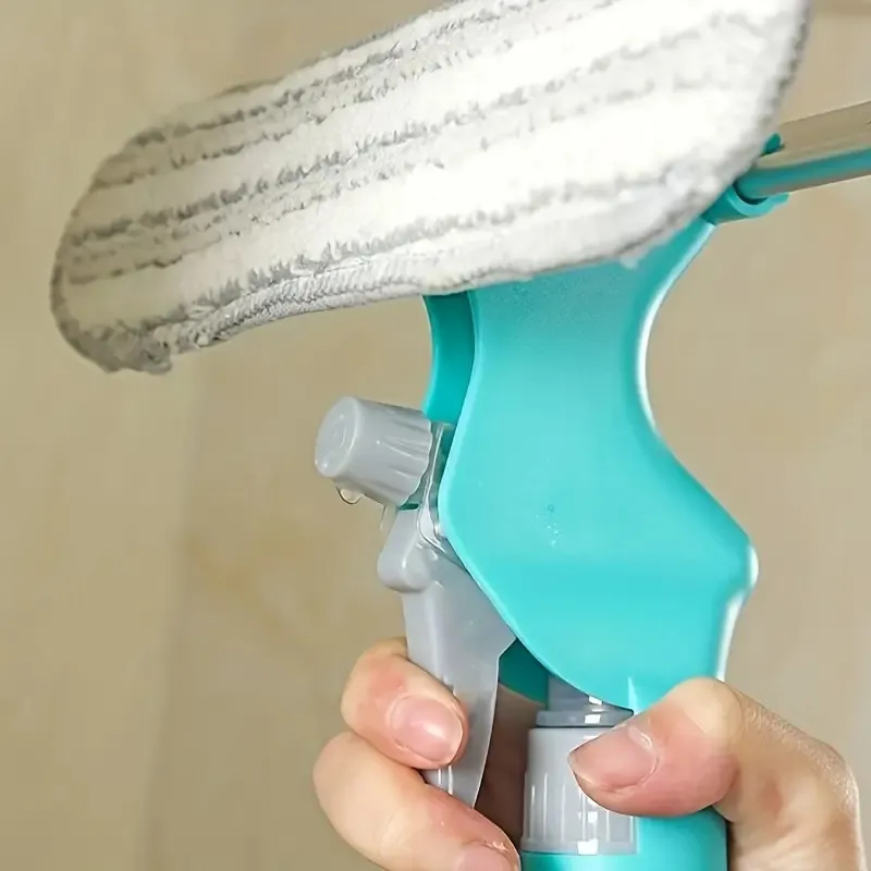 4-In-1 Glass Cleaning Brush With Spray