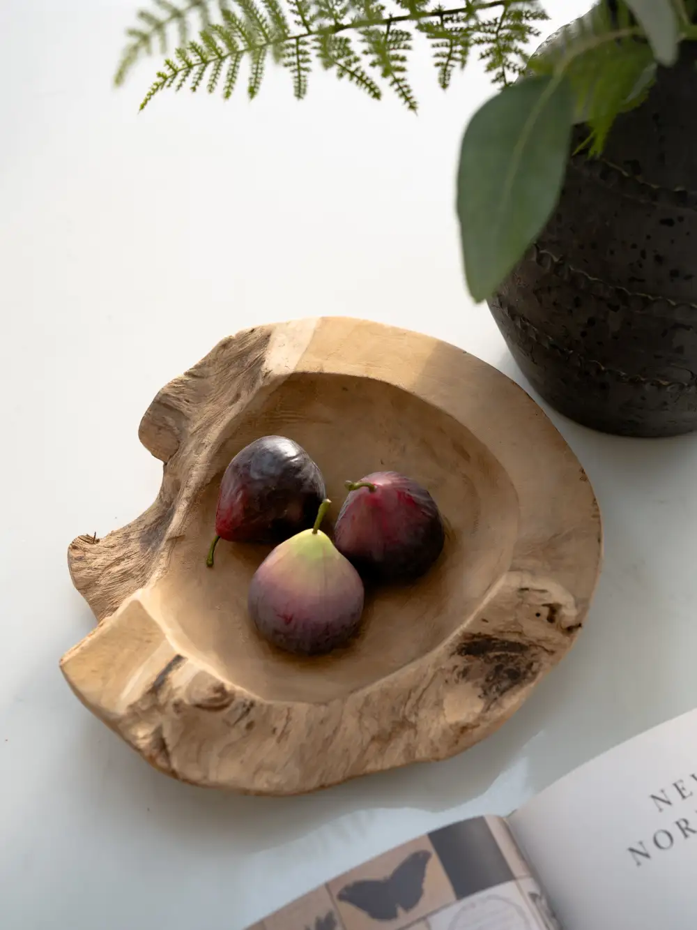 Natural Teak Wooden Bowl