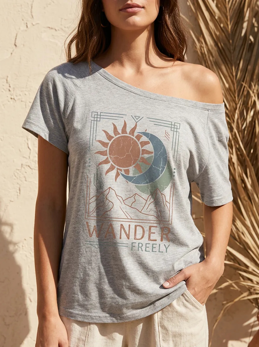 Boho Wanderer Sun T-Shirt