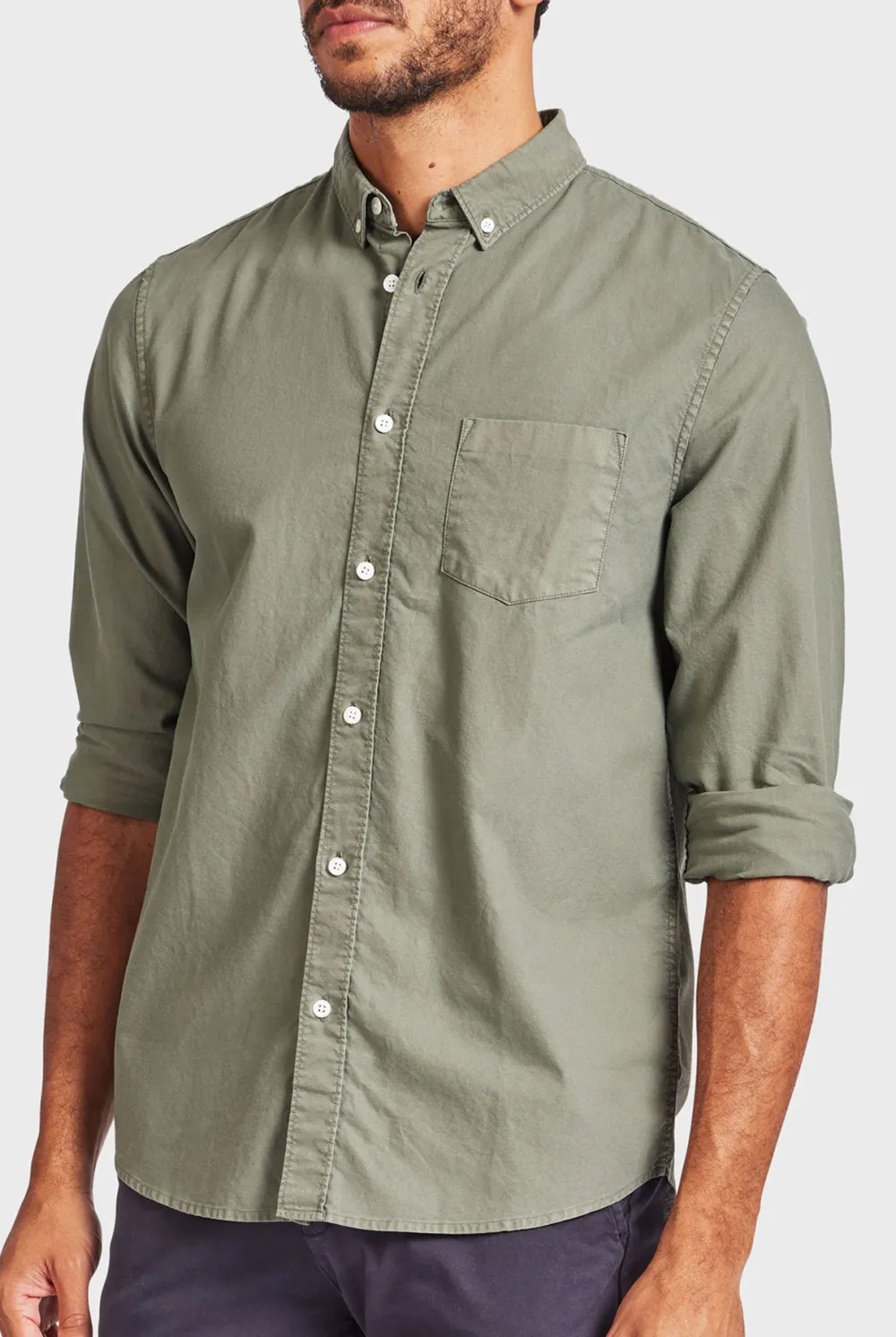Vintage Oxford Shirt-Dutch blue