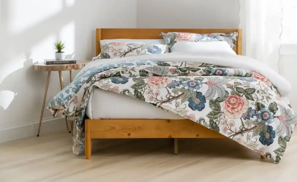Relaxed Cotton Reversible Duvet Cover Bedding Set
