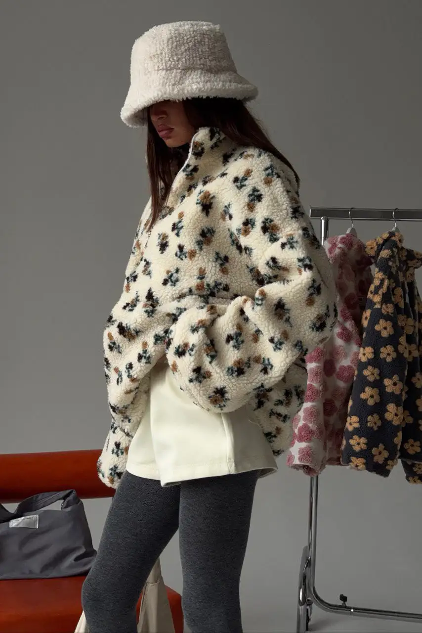 Stand-Collar Oversized Loose Jacket