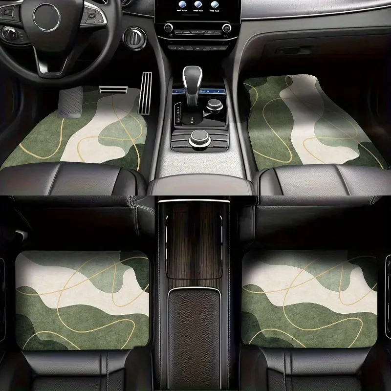 4 Pcs Modern Car Floor Mats