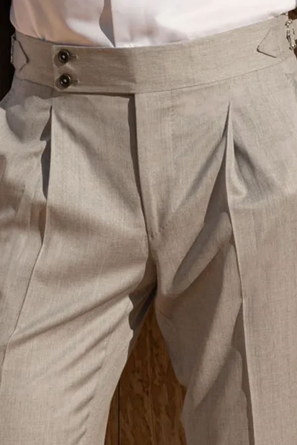 Beige Trousers Men'S Fashion