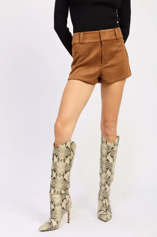 Textured Casual Everyday Shorts