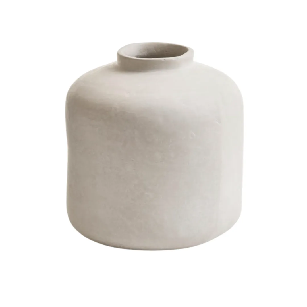 Simple Paper Mache Decorative Table Vase