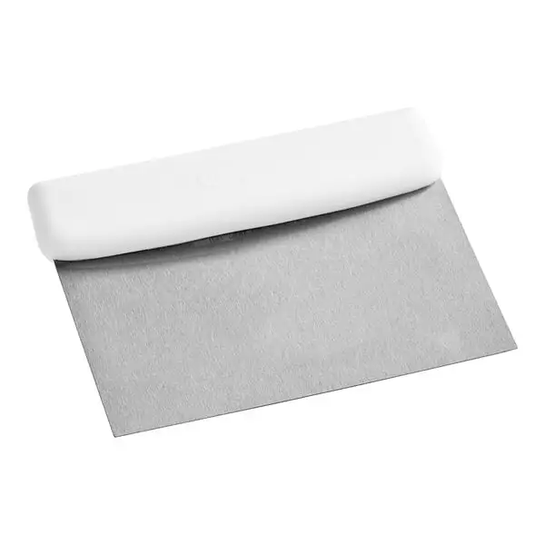 Space-Saving High Carbon Stainless Steel Dough Cutter Bench Scraper with Handle
