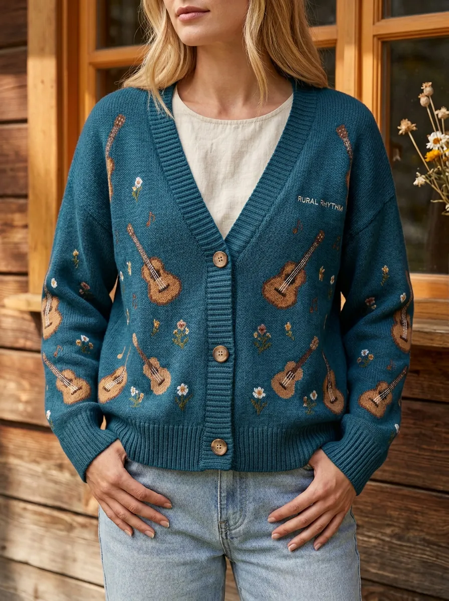 Backroad Women's Country Music Casual Cardigan