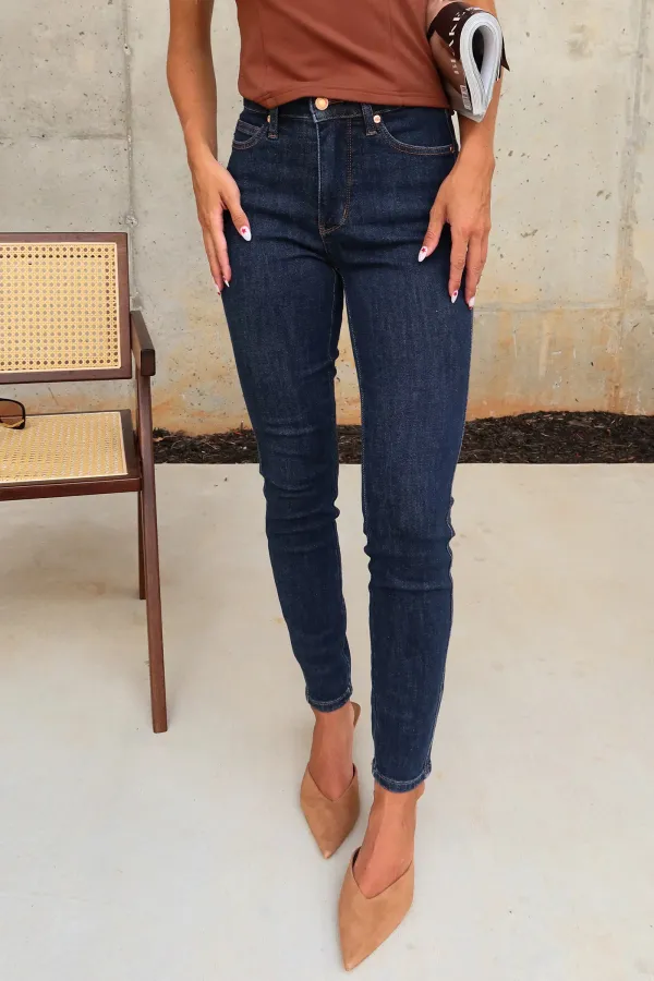 Casual Skinny Washed Jeans