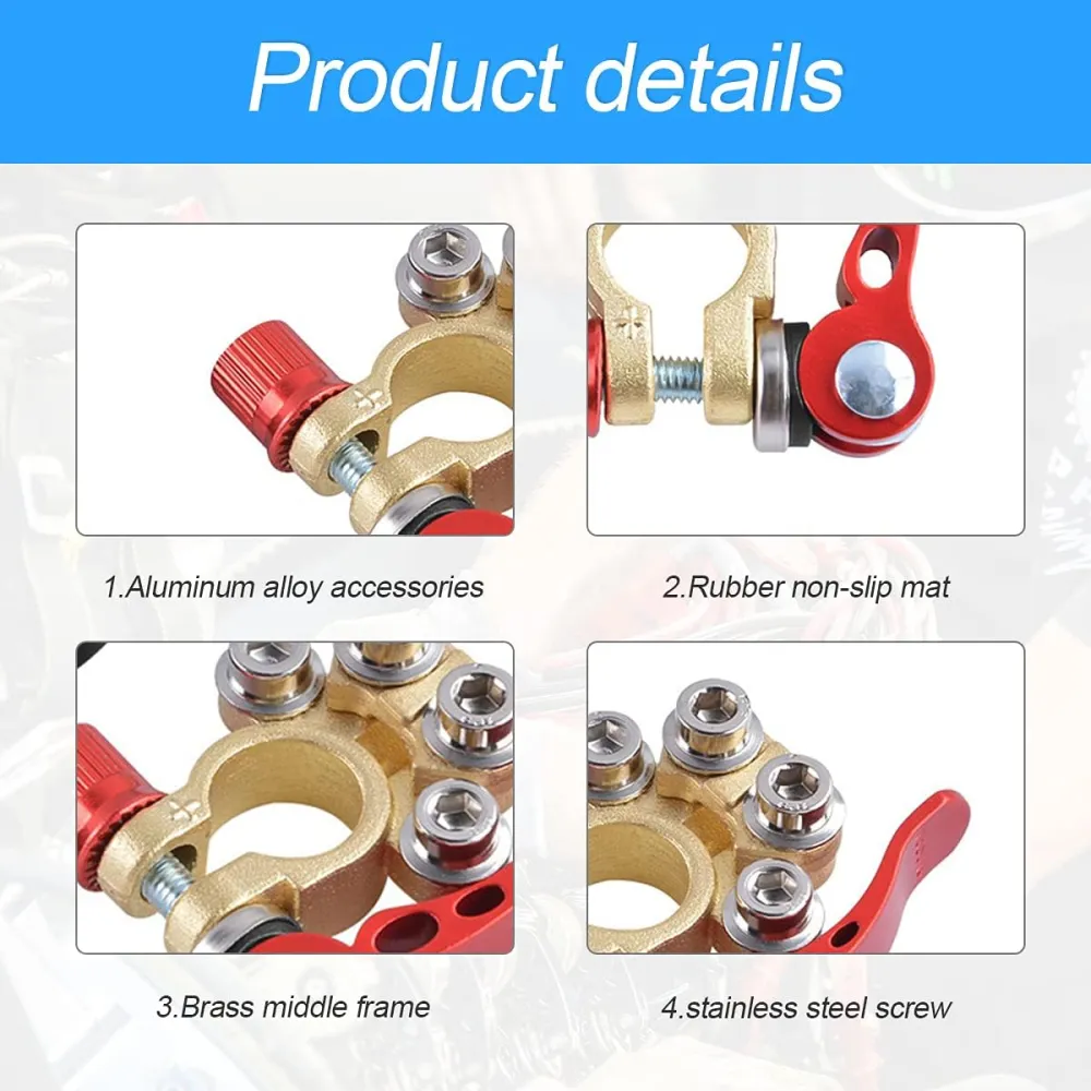 Quick Release Battery Terminal Connector Set