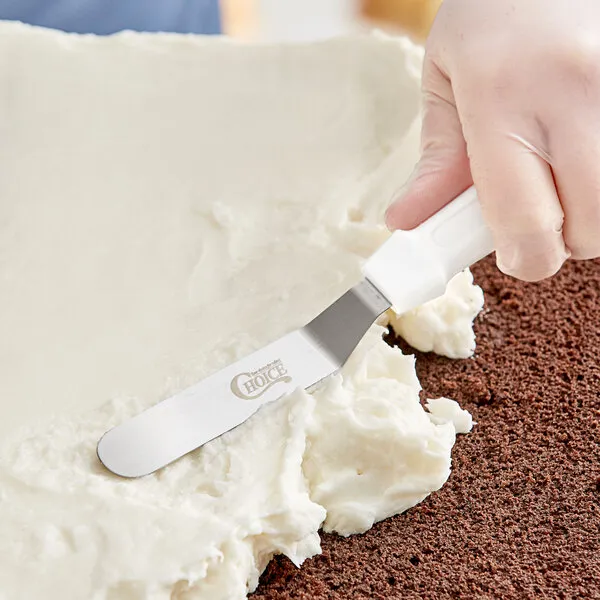 Compact Blade Offset Baking Icing Spatula with Plastic Handle