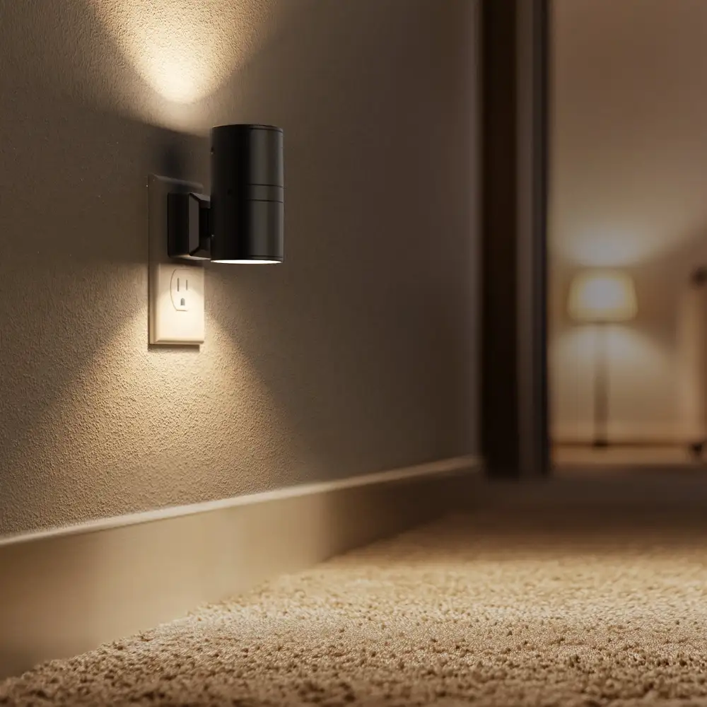 Plug-in Night Light Wall Sconce Style