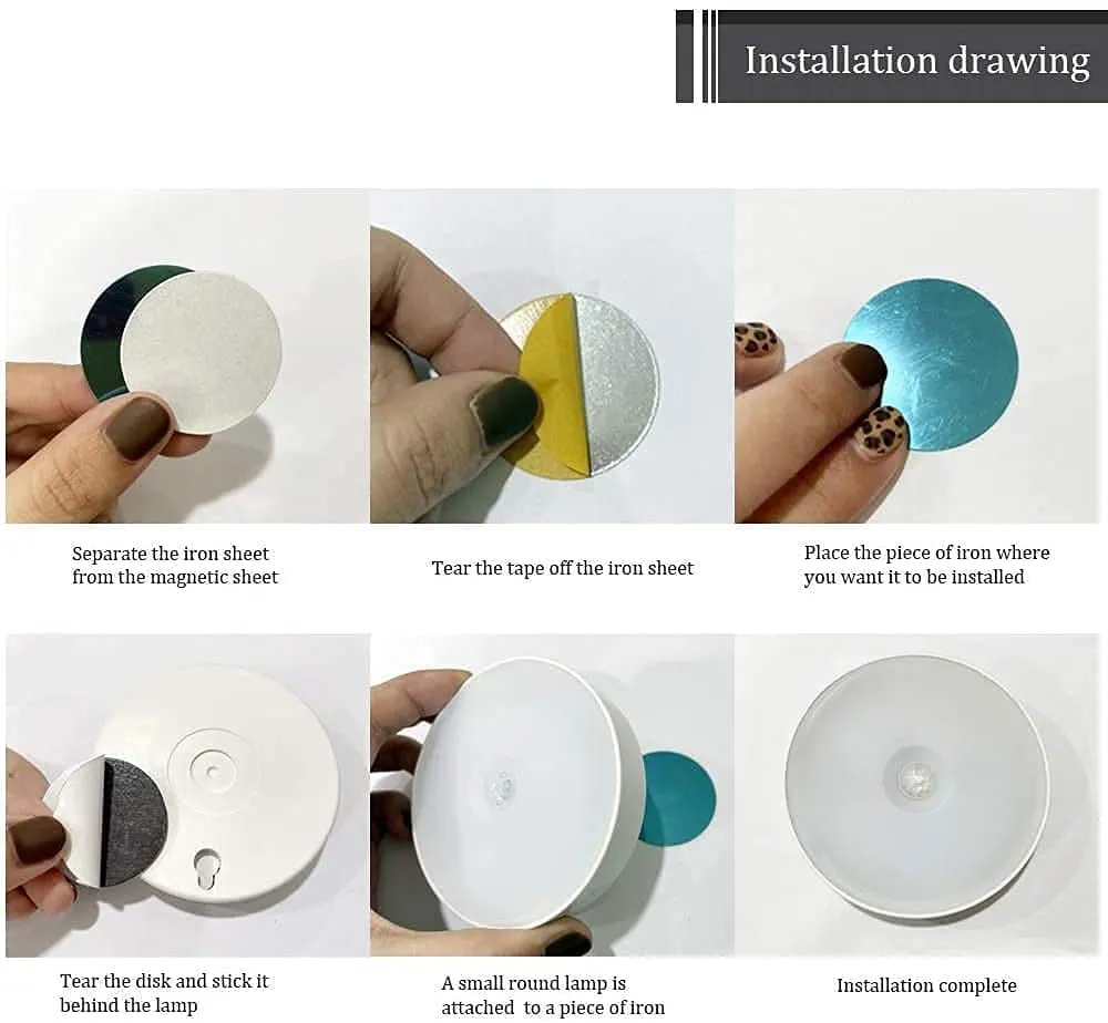 Wireless Motion Sensor Light for Home with USB Charging