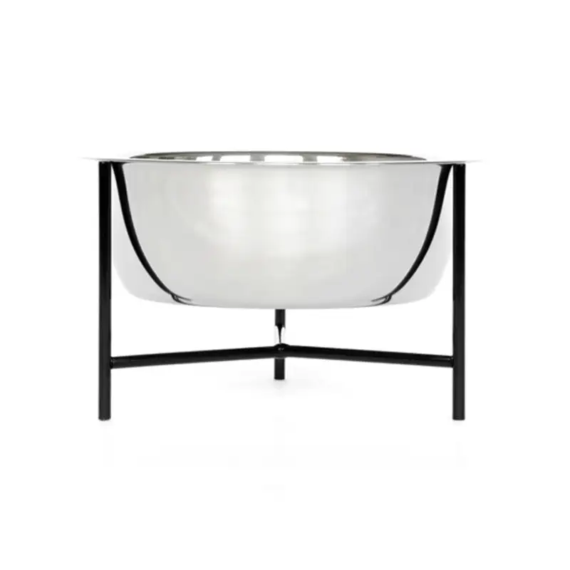 Elevated Streamlined Secure Pet Bowl Stand