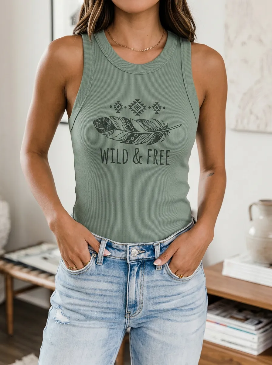 Boho Wild Free Tank Top