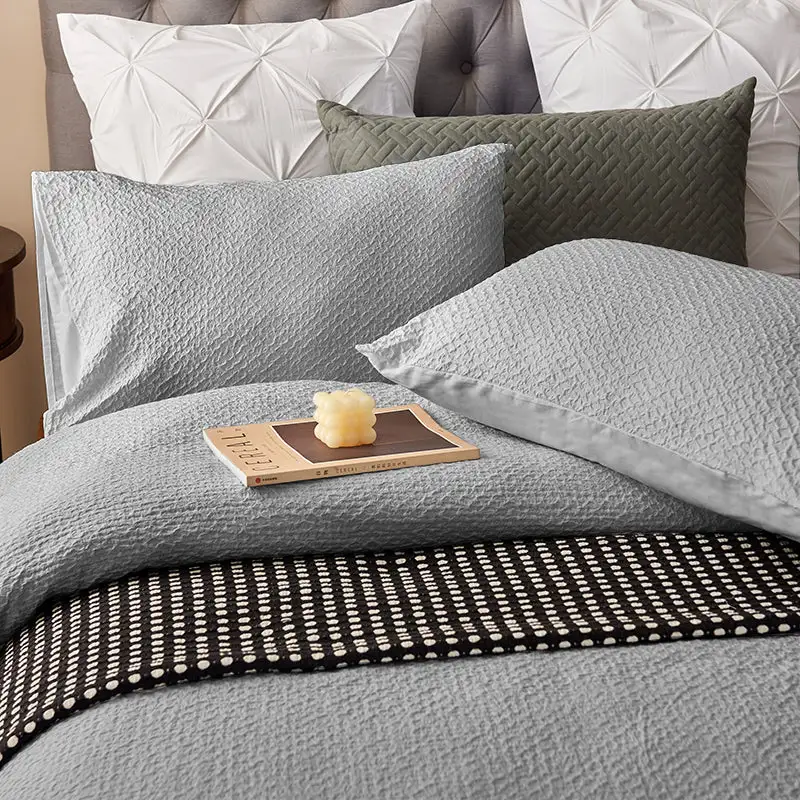 Cotton Seersucker Quilt Cover Set