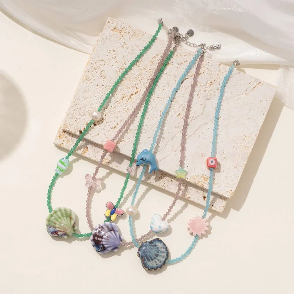Crystal Shell Necklace