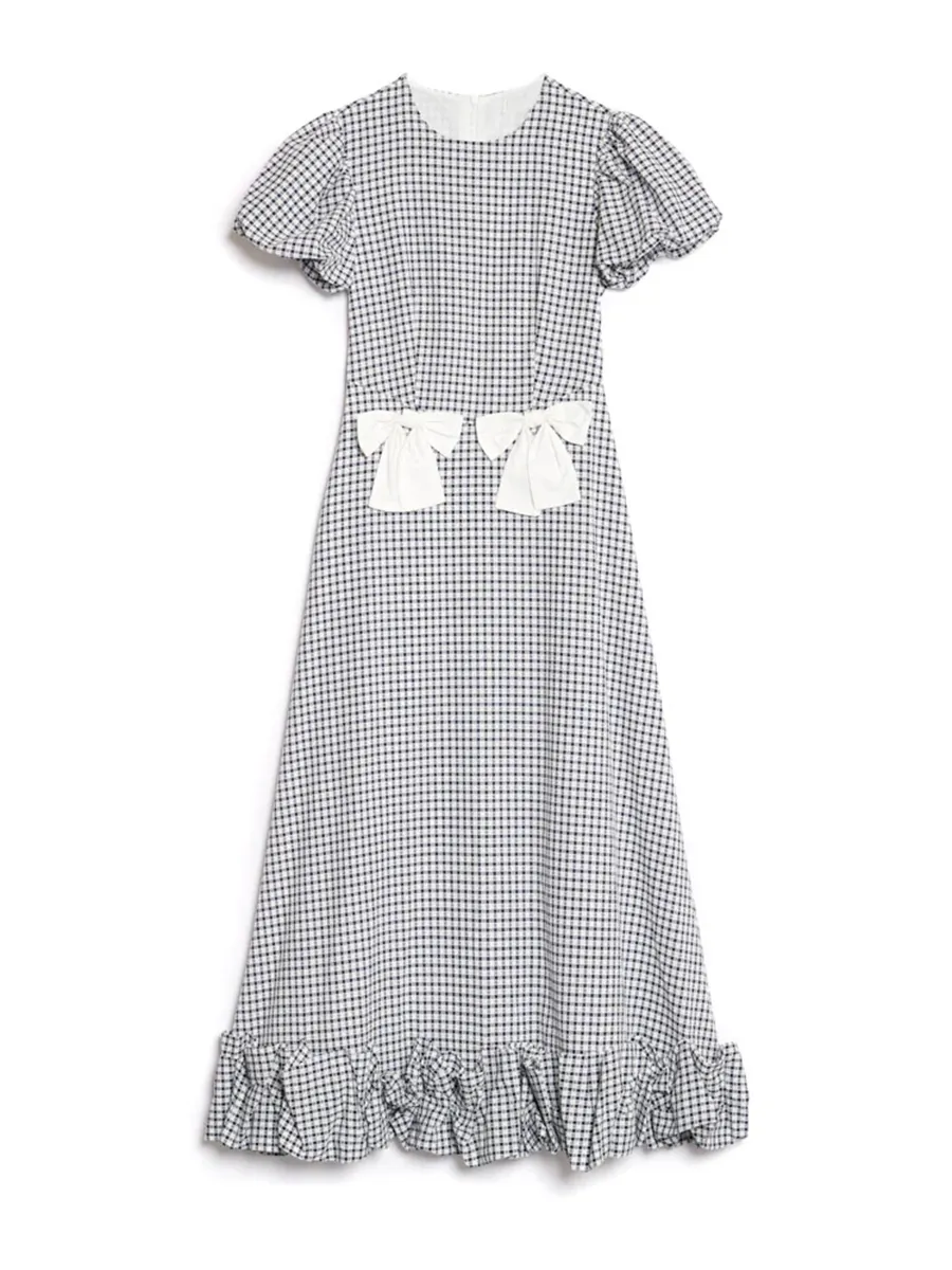 Crew Neck Midi Dress