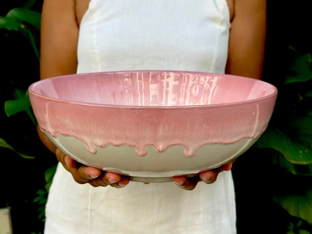 Wide Deep Refined Serving Bowl