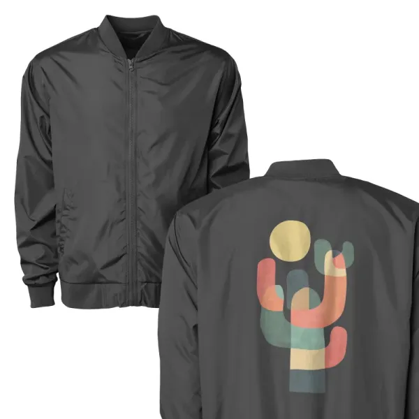 Abstract Geometric Cactus Sunset Jacket