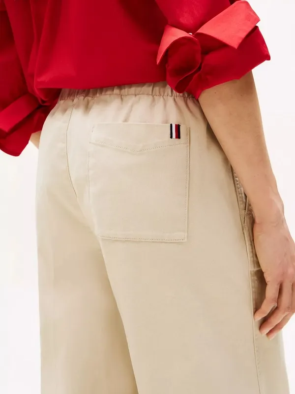 Beige Everyday Casual Pants