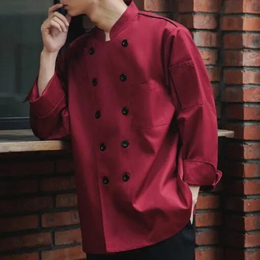 Long Sleeve Chef Work Jacket