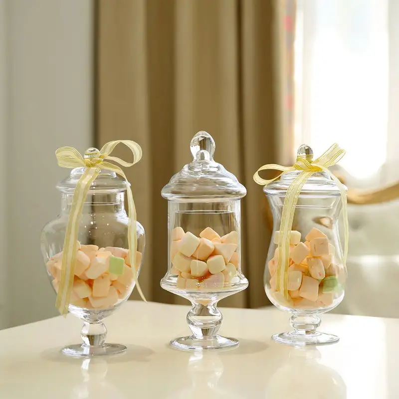 Classic Glass Floral Cotton Home Storage Organizer
