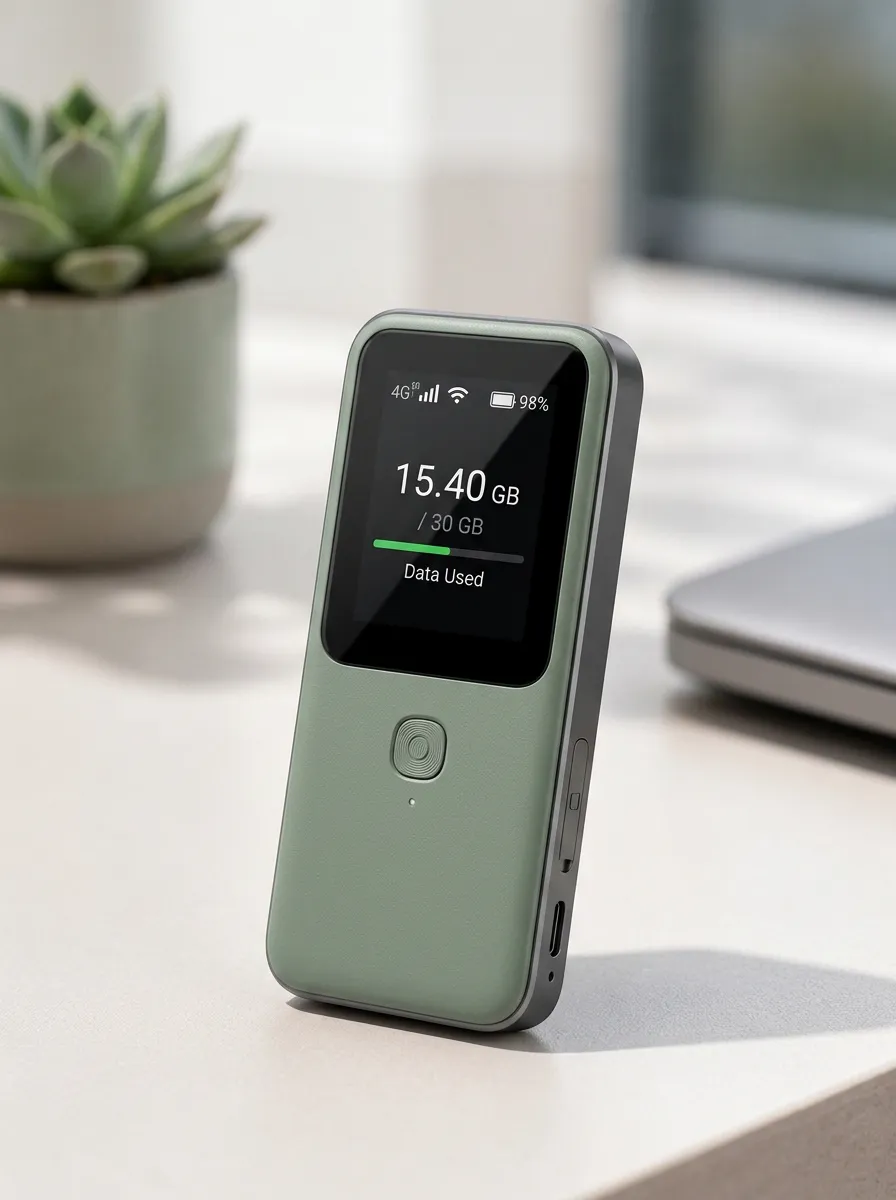 Matte Finish Portable WiFi Hotspot