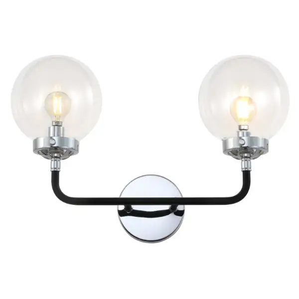 Accent Dual-Light Brass Vanity