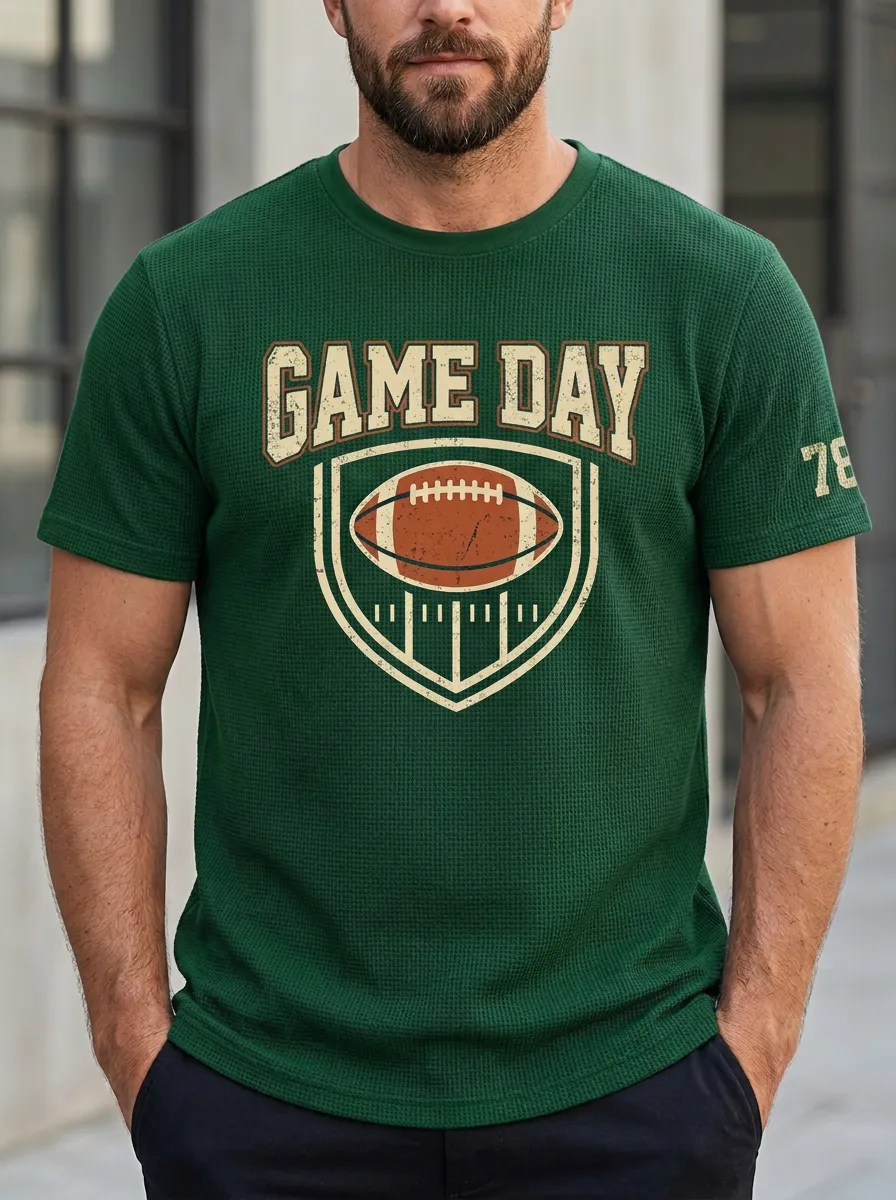 Men's Gridiron Day Shield Graphic T-Shirt