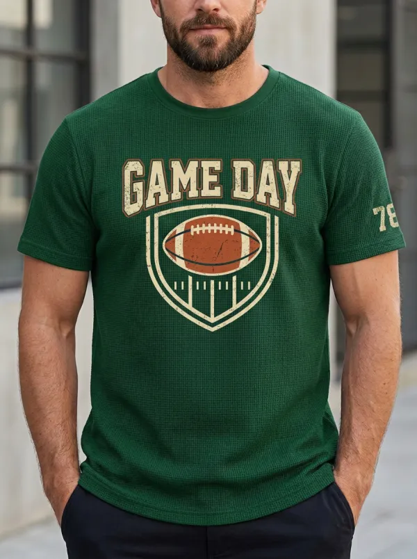 Men's Gridiron Day Shield Graphic T-Shirt
