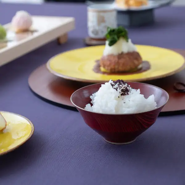 Lacquered Rice Bowl