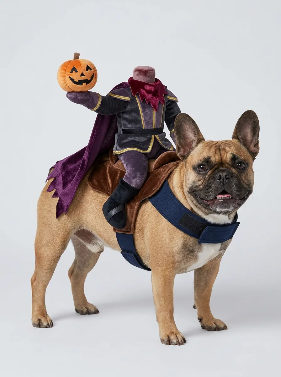 Theatrical Headless Horseman Dog Costume