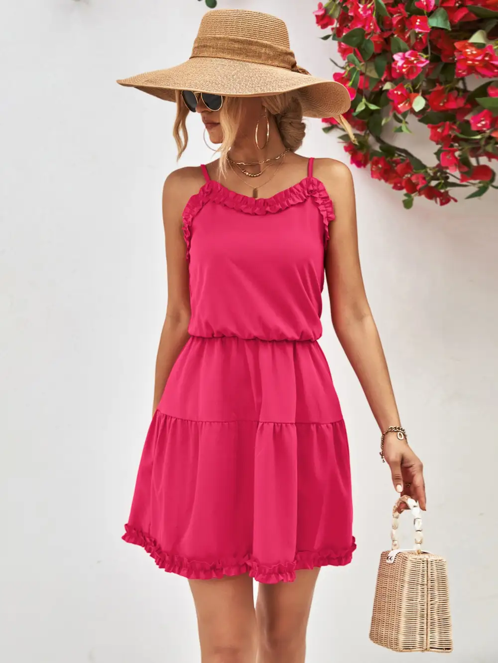 Layered Soft Mini A-Line Dress