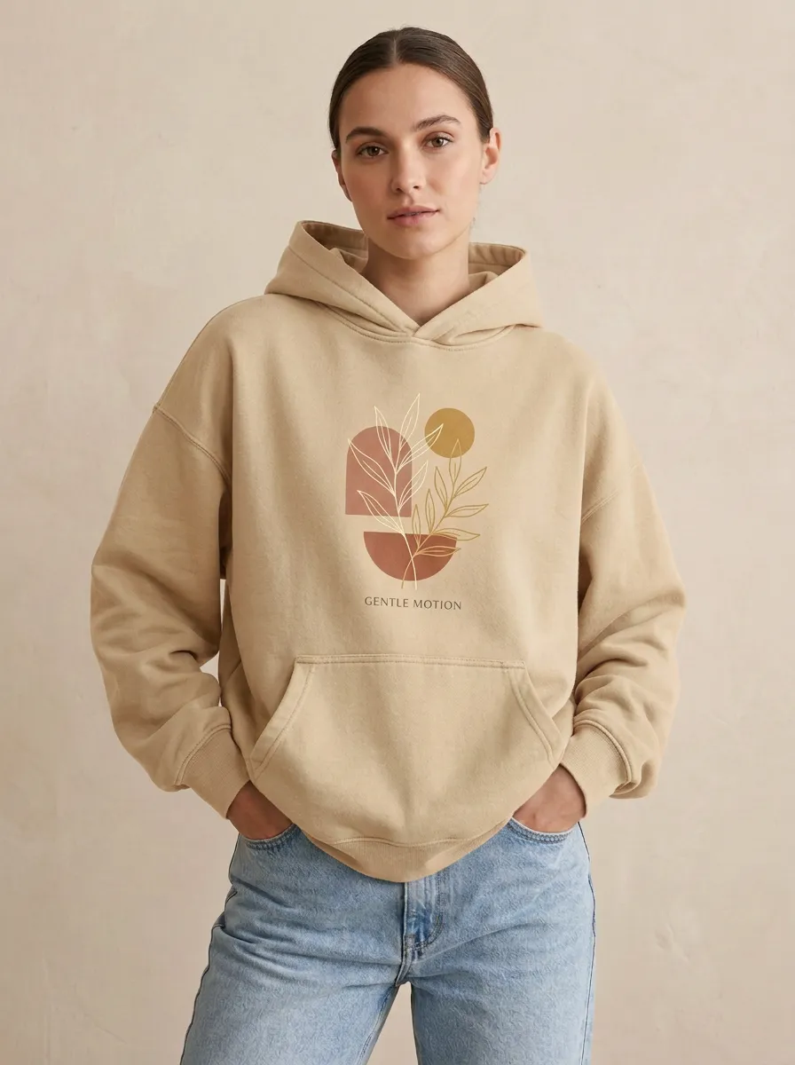 Nature Gentle Motion Botanical Hoodie