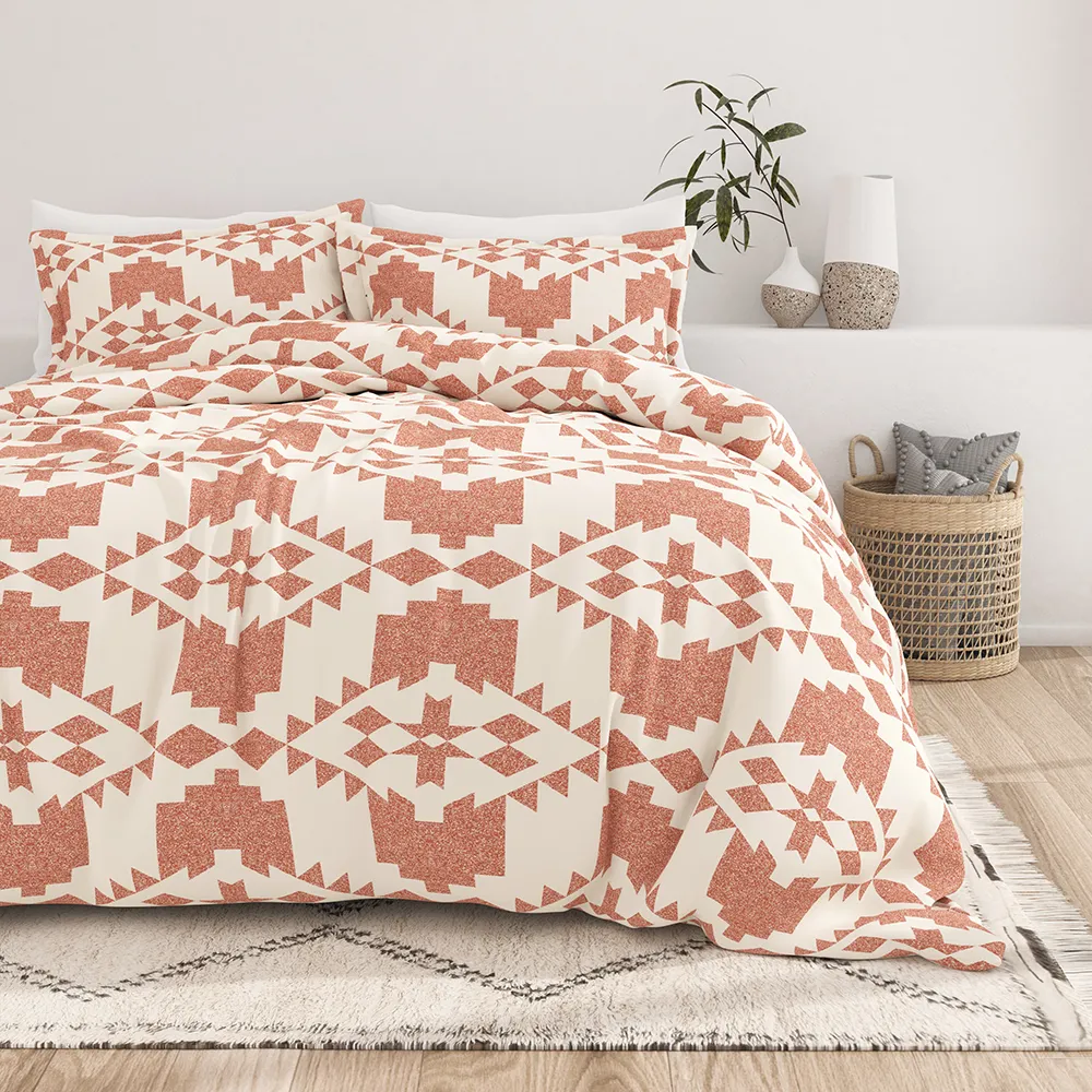 Diamond Pattern Duvet Cover Set