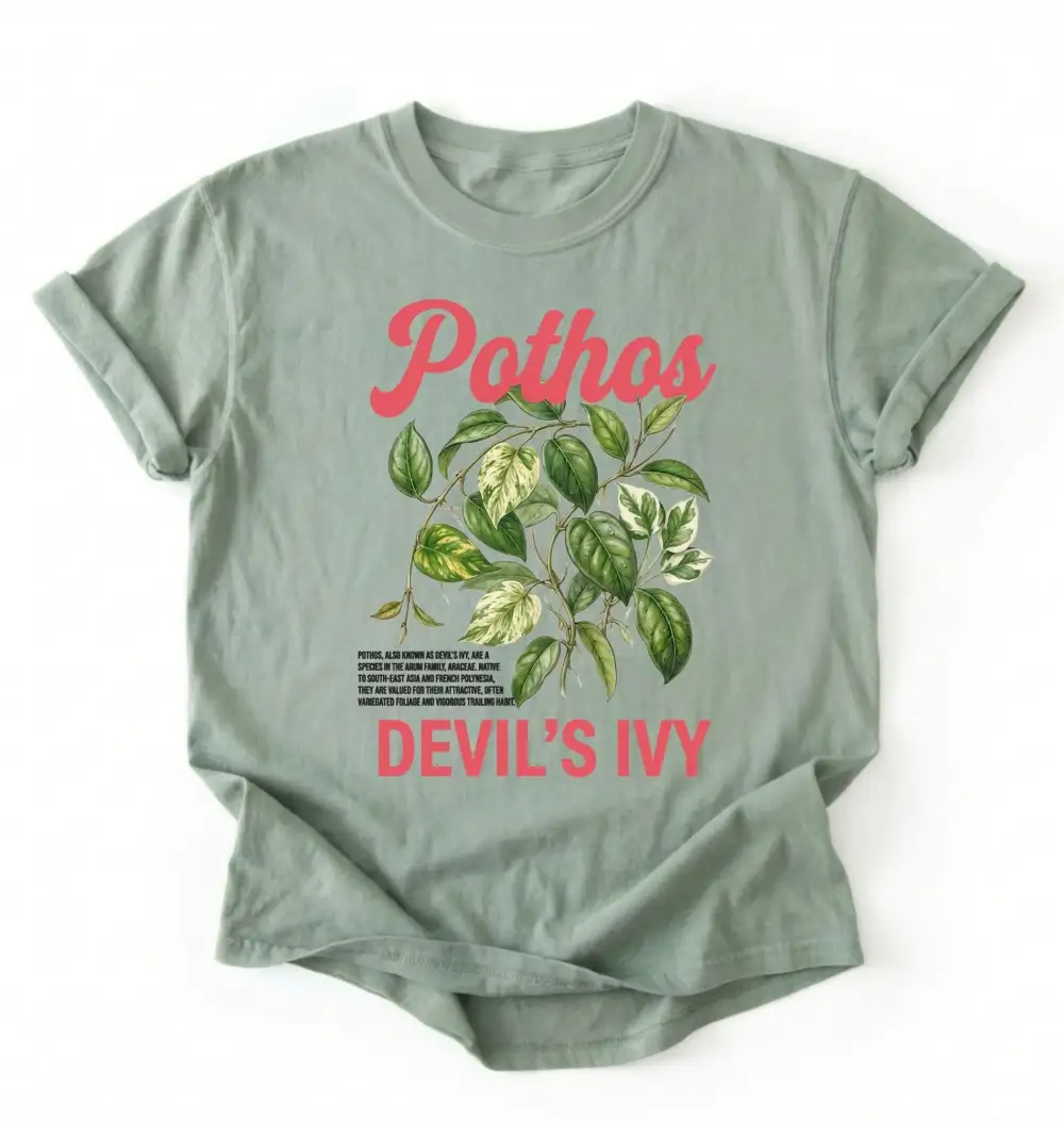 Pothos Ivy Graphic Cotton Tee