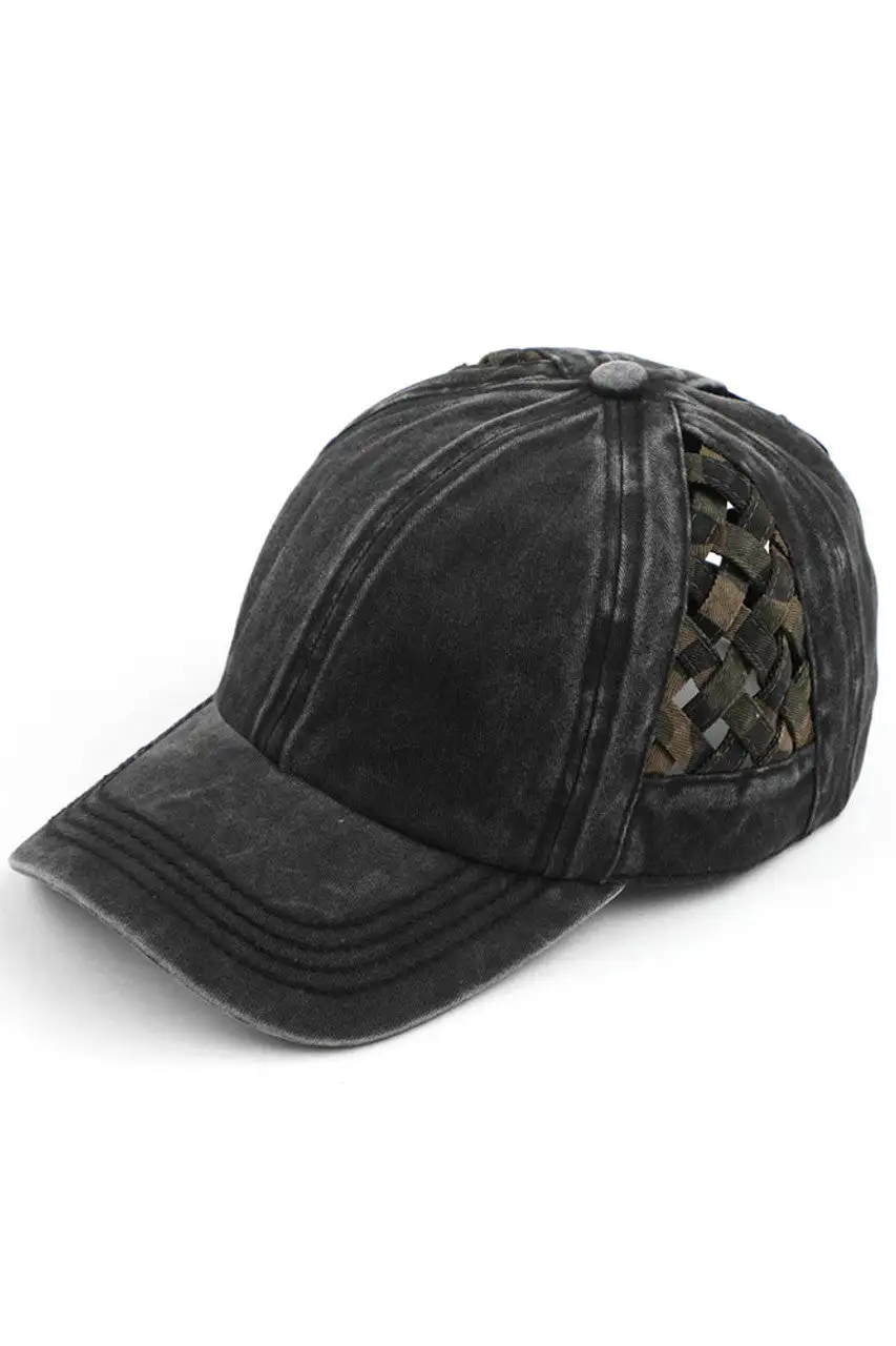 Weavon Basket Criss-cross Ponycap