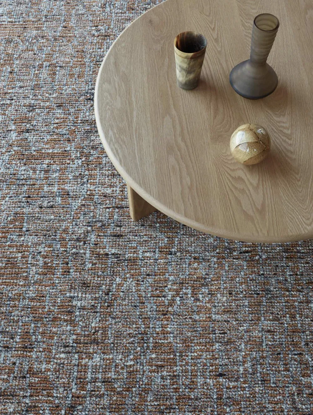 Wool Contemporary Textured Dynamic Area Rug