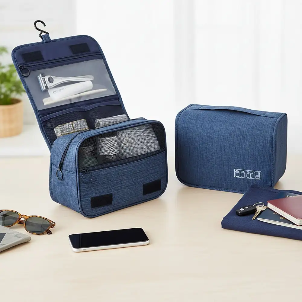 Multi Compartment Hanging Toiletry Bag