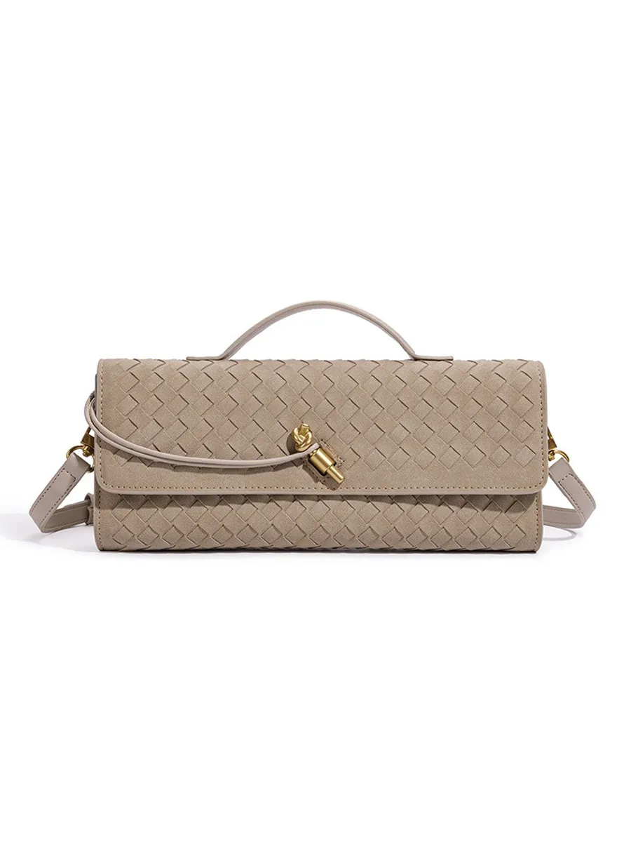 Aurora Hand-Woven Matte Cowhide Bag
